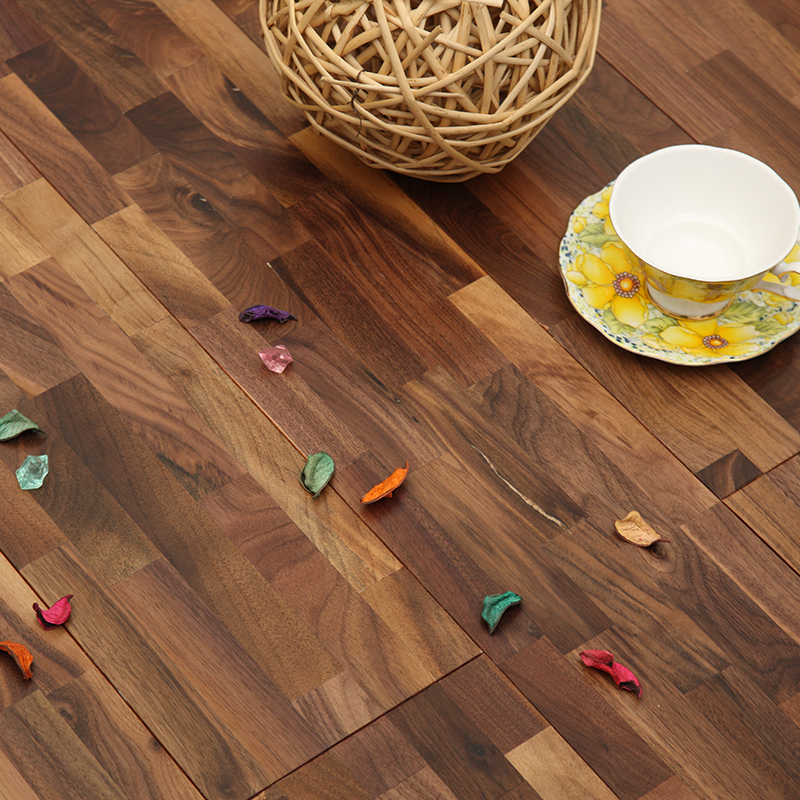 黑胡桃實木地板